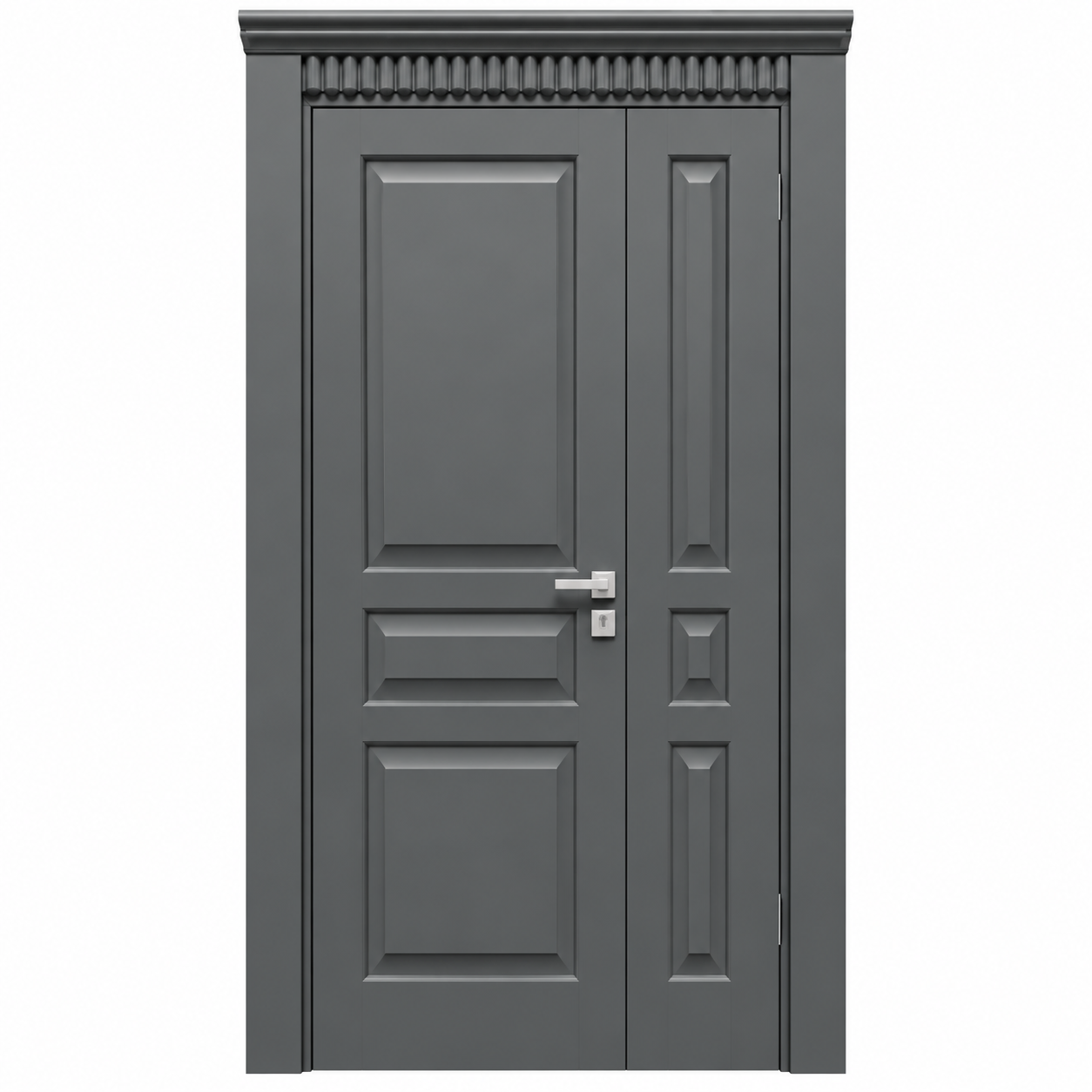 BY-5010A Porte intérieure Laqué Vitrée
